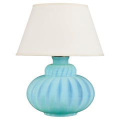 A Uranium Murano Glass Lamp