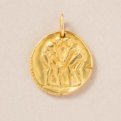 A Van Cleef & Arpels & Georges Lenfant Gemini Zodiac Pendant