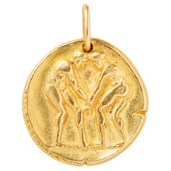 A Van Cleef & Arpels & Georges Lenfant Gemini Zodiac Pendant