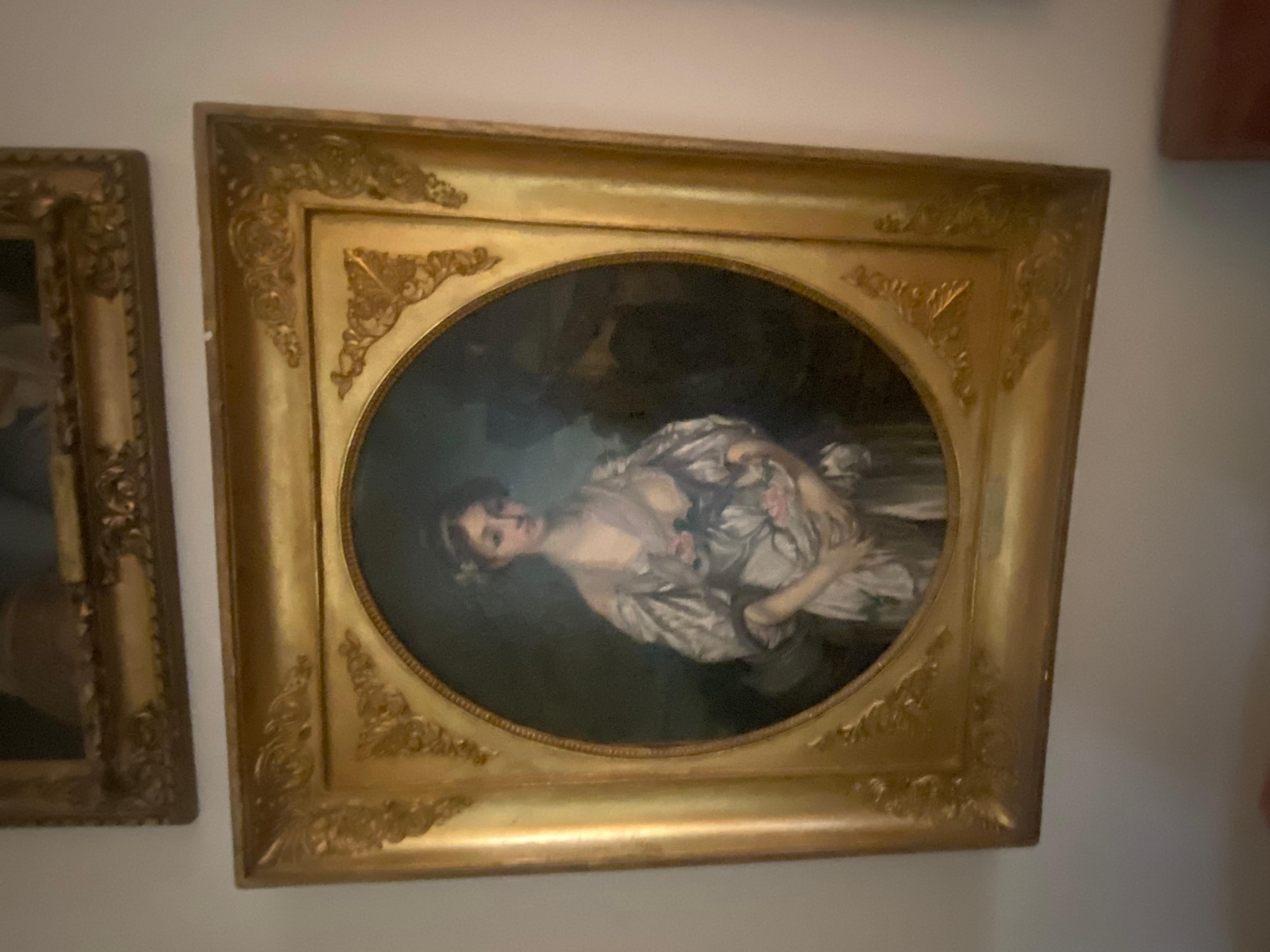 European A. Vanden Temple Oil on Canvas.  Very Stately, Handsome. For Sale