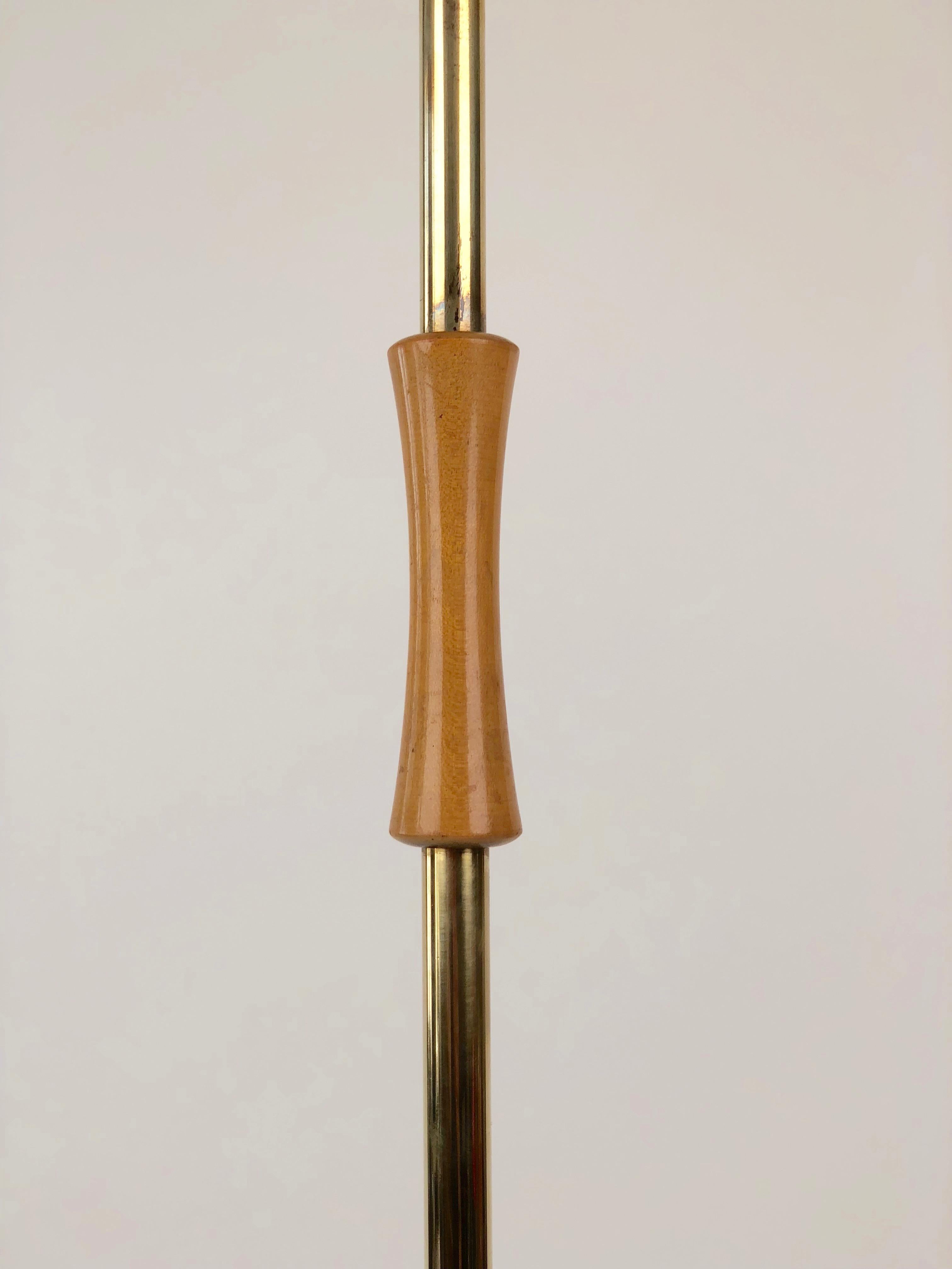 Austrian Variation of the Tripod Floor Lamp, Model No. 2003, J.T. Kalmar For Sale