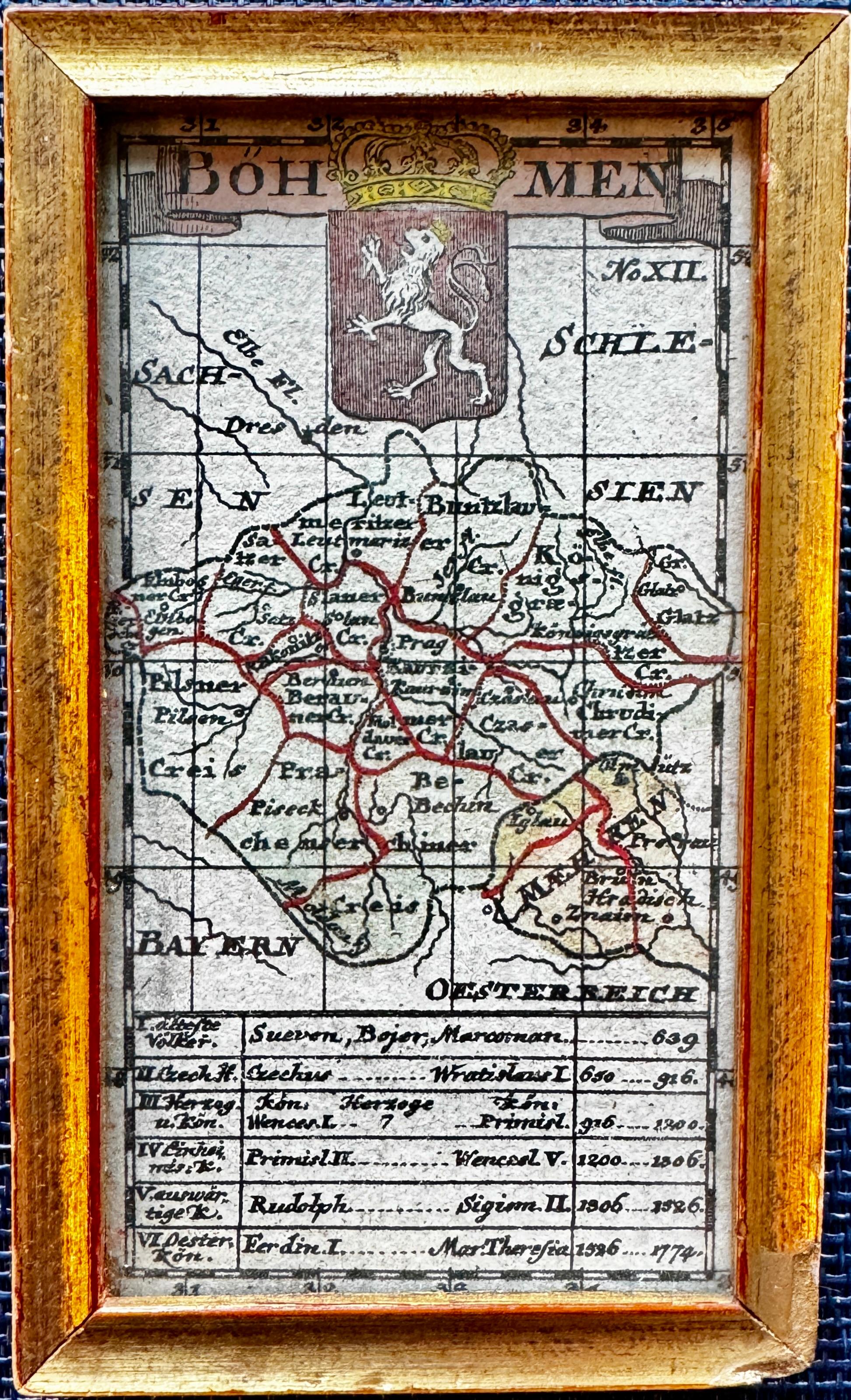 A Variety of Eight Wonderful Old Maps, Framed For Sale 10