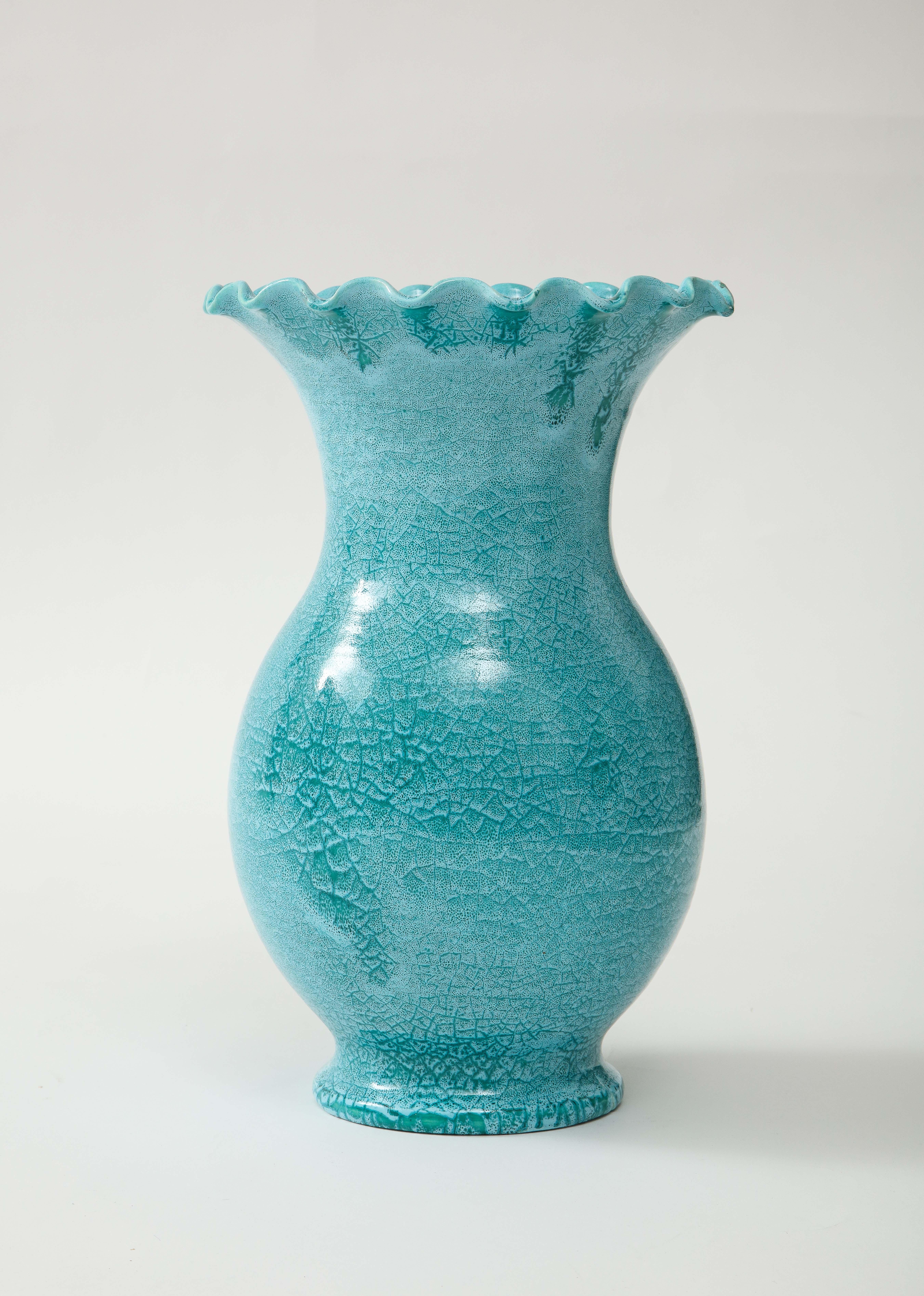 20th Century Vase by Accolay Pottery For Sale