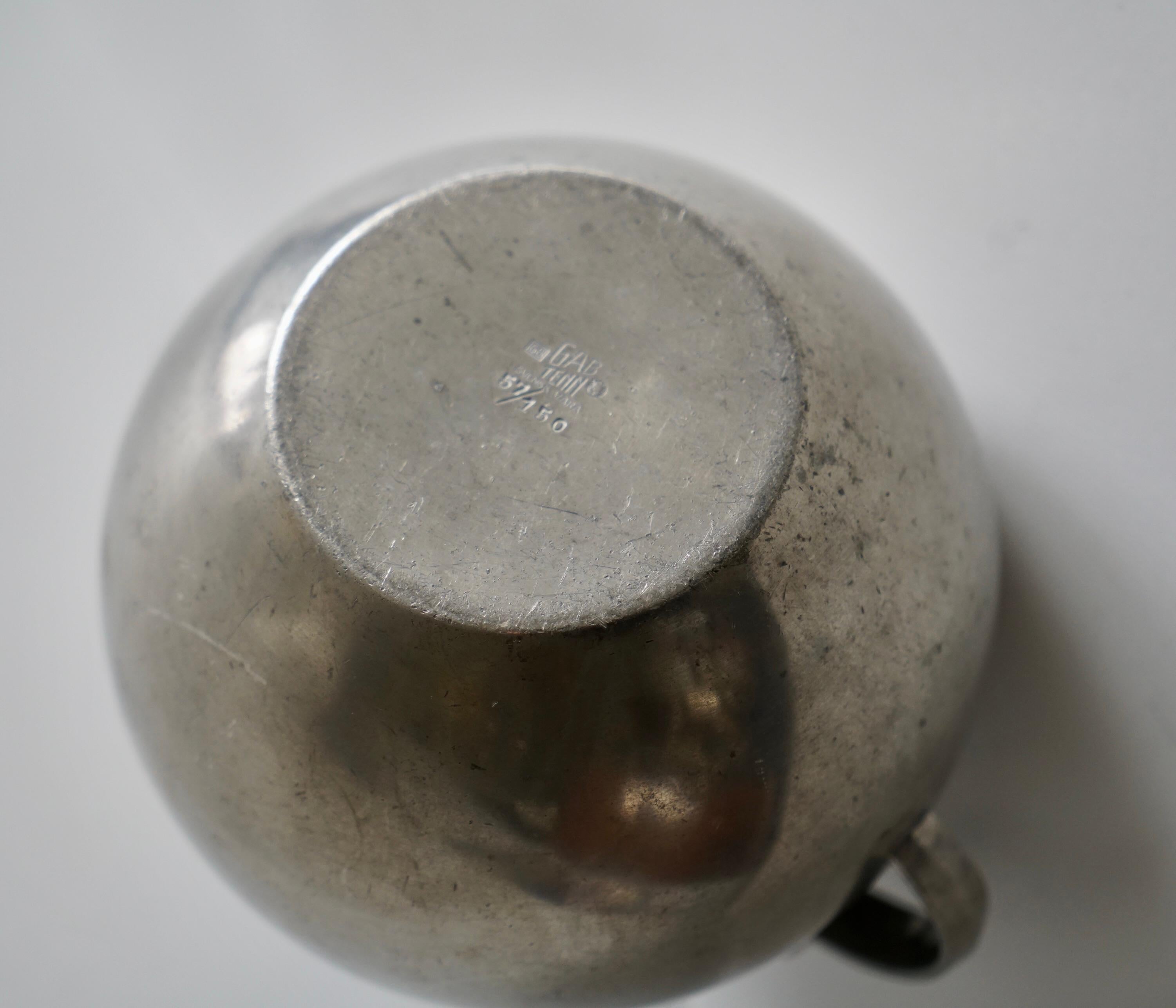 Pewter A vase by  FOLKE ARSTRÖM forGAB limited edition of 150. For Sale