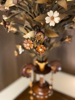 Vase with Flowering Plant, circa 1900, Wood Carving, Leuven
