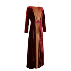 Ein Kleid aus Samt und Musselin von Gérald Watelet – Paris, um 2008