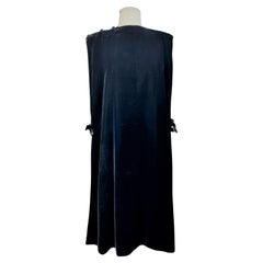 A Velvet Chasuble dress by Madame Grès Haute Couture (attributed to) Circa 1980