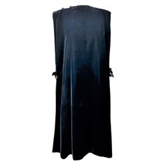 A Velvet Chasuble dress by Madame Grès Haute Couture (attributed to) Circa 1980
