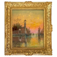 "A Venetian Canal" by Albert Rigolot