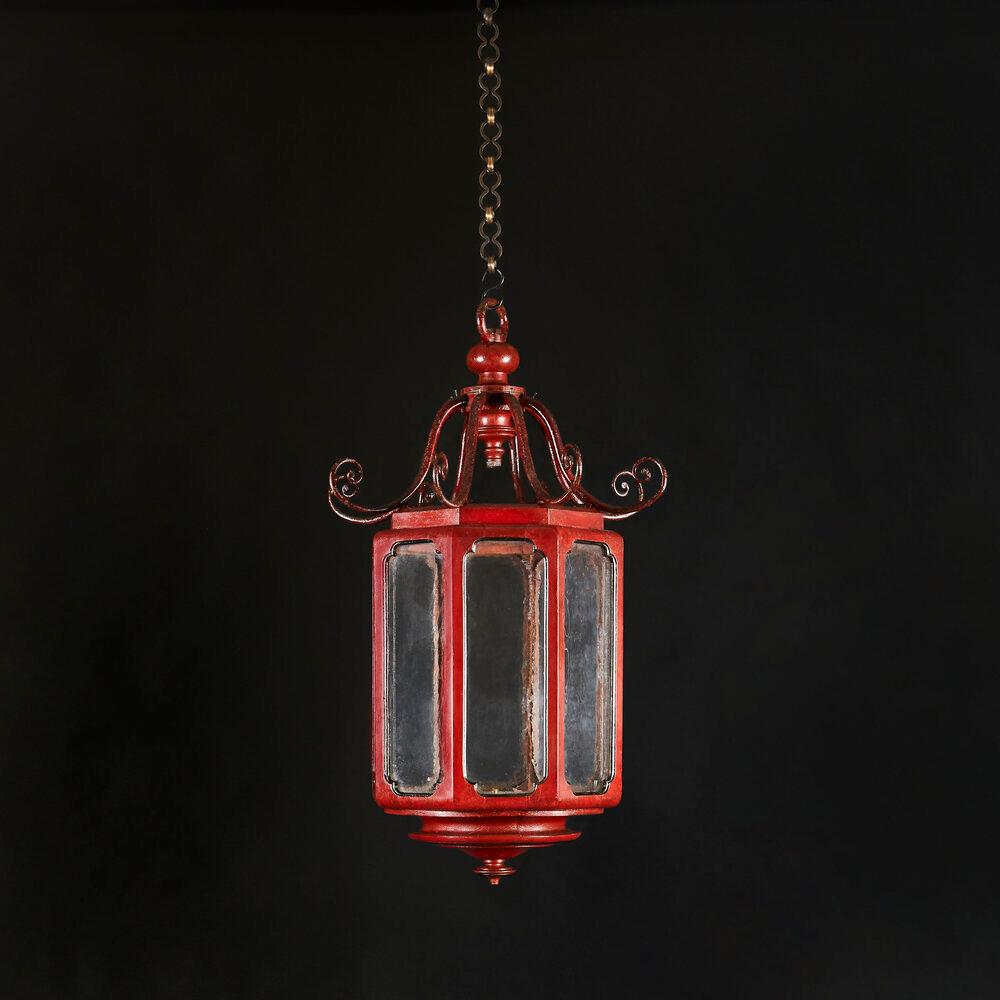 19th Century Venetian Chinoiserie Lantern