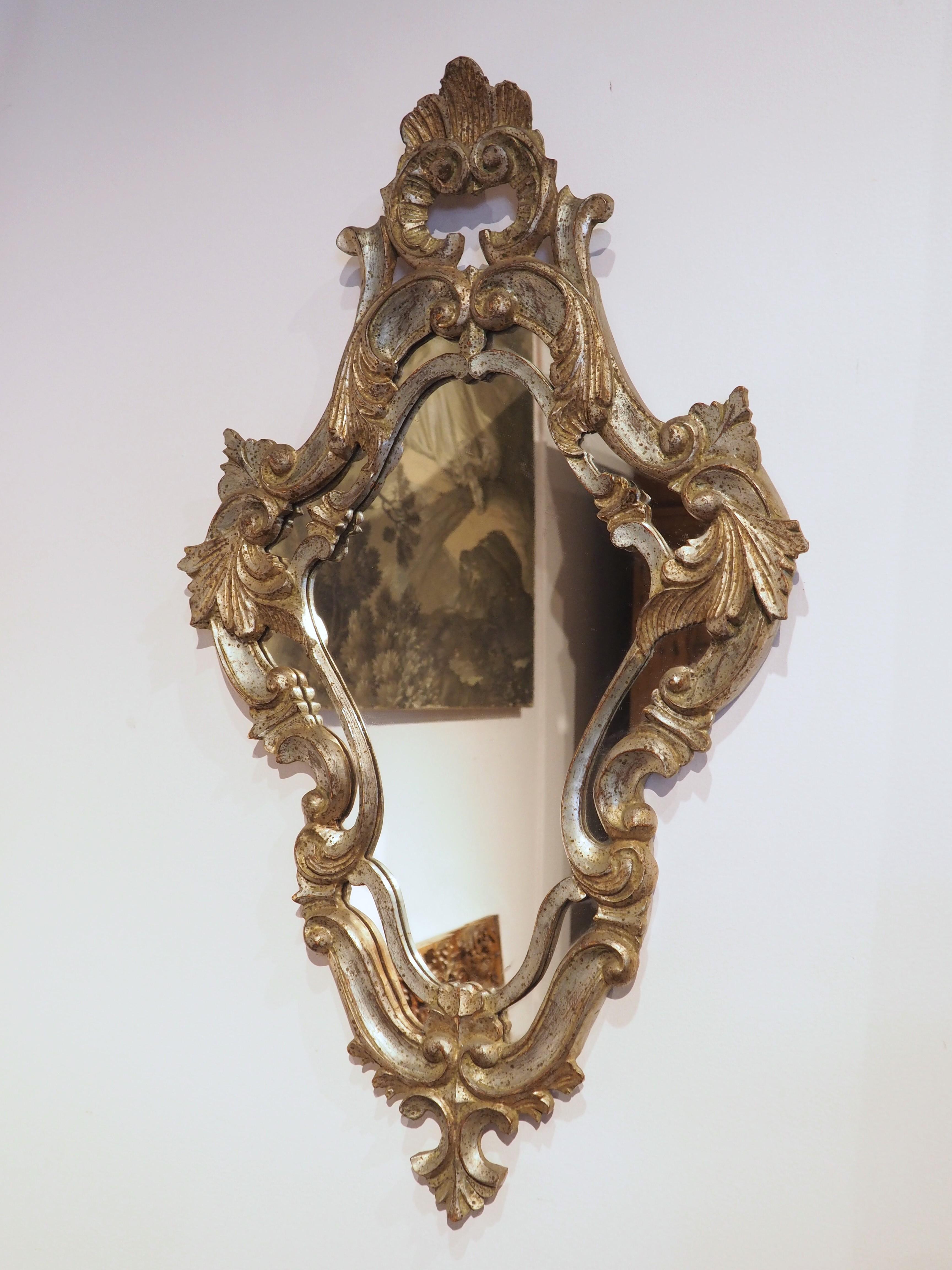 Italian A Venetian Giltwood Mirror, Circa 1920 For Sale