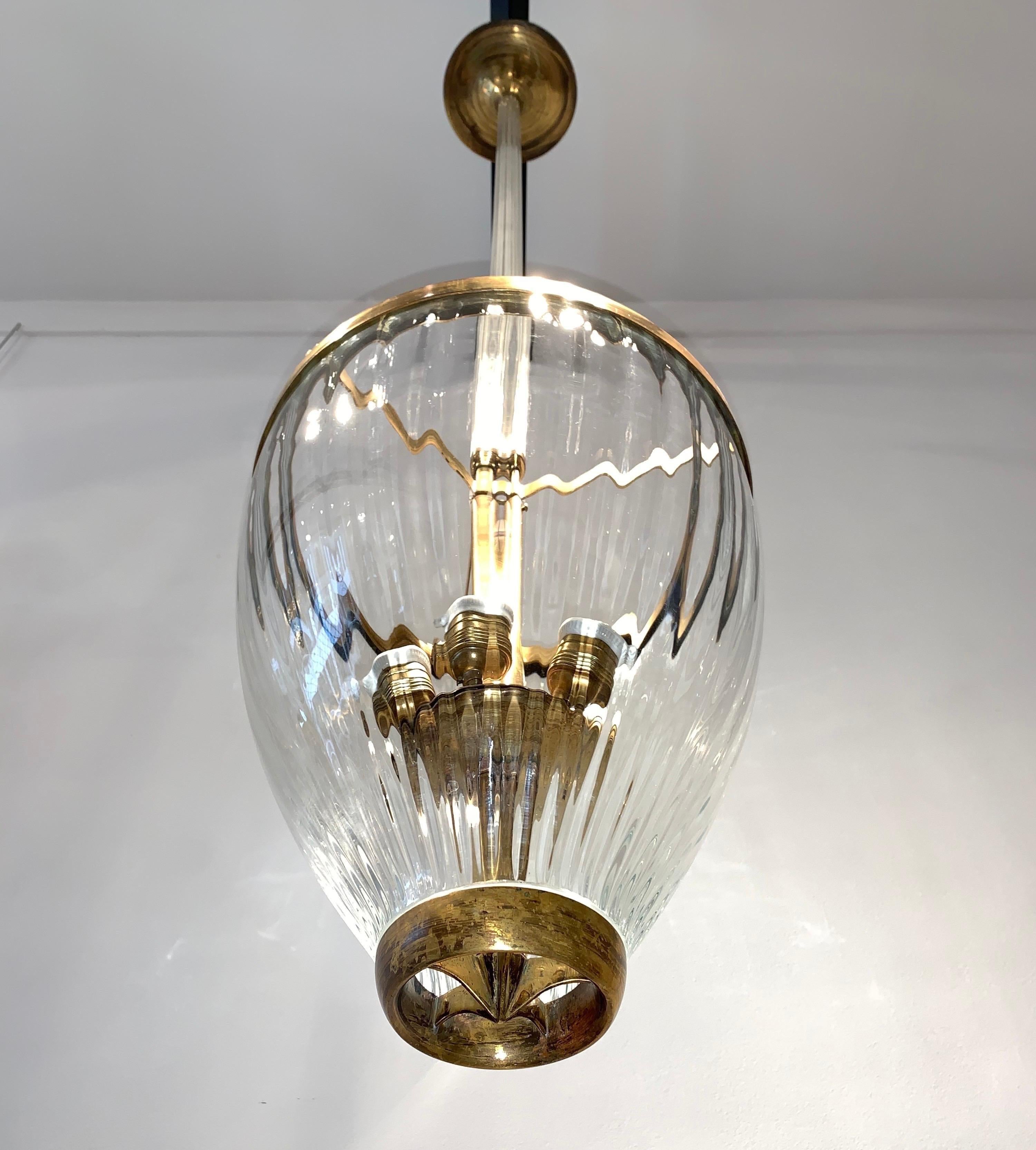 Venini Lantern, 1940s In Good Condition In Brussels, BE