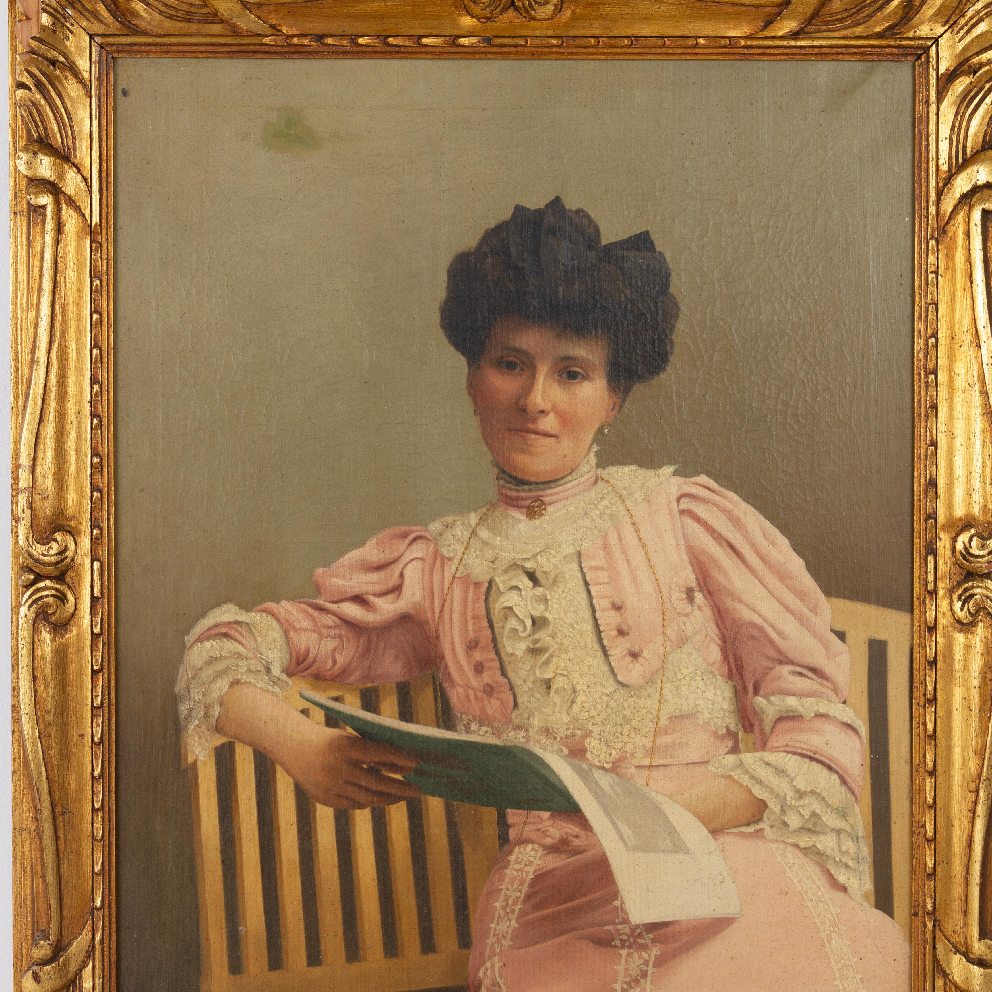 En bon état.
D'une collection privée
Expédition internationale gratuite
A. Verhagen Dutch Portrait Seated Woman 19th Century Signed Oil Painting 
