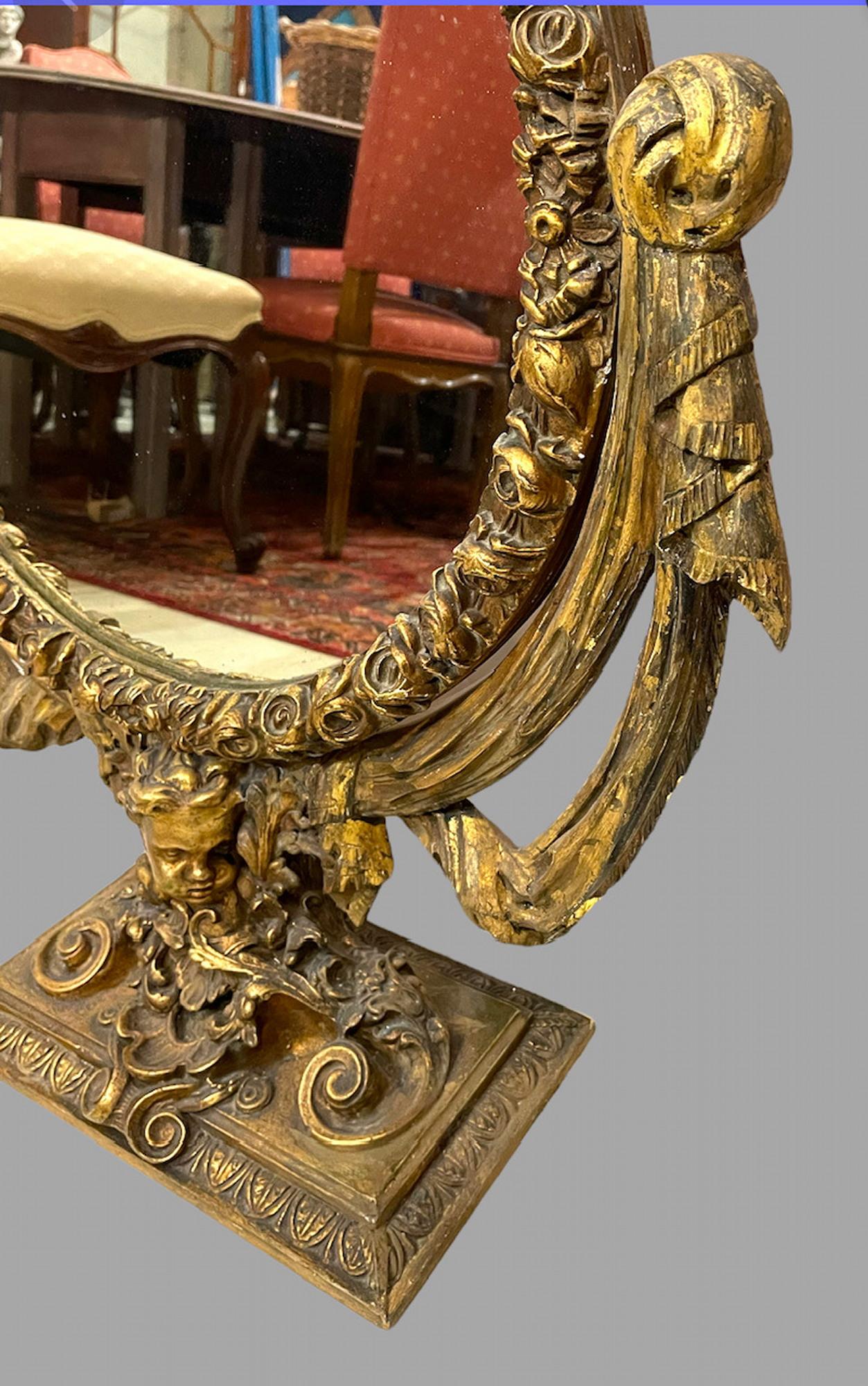 Mid-Century Modern Very Attractive French Dressing Table Mirror