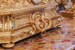 Eine sehr schöne französische vergoldete Bronze-Manteluhr aus dem 19. Jahrhundert von Vannier Paris