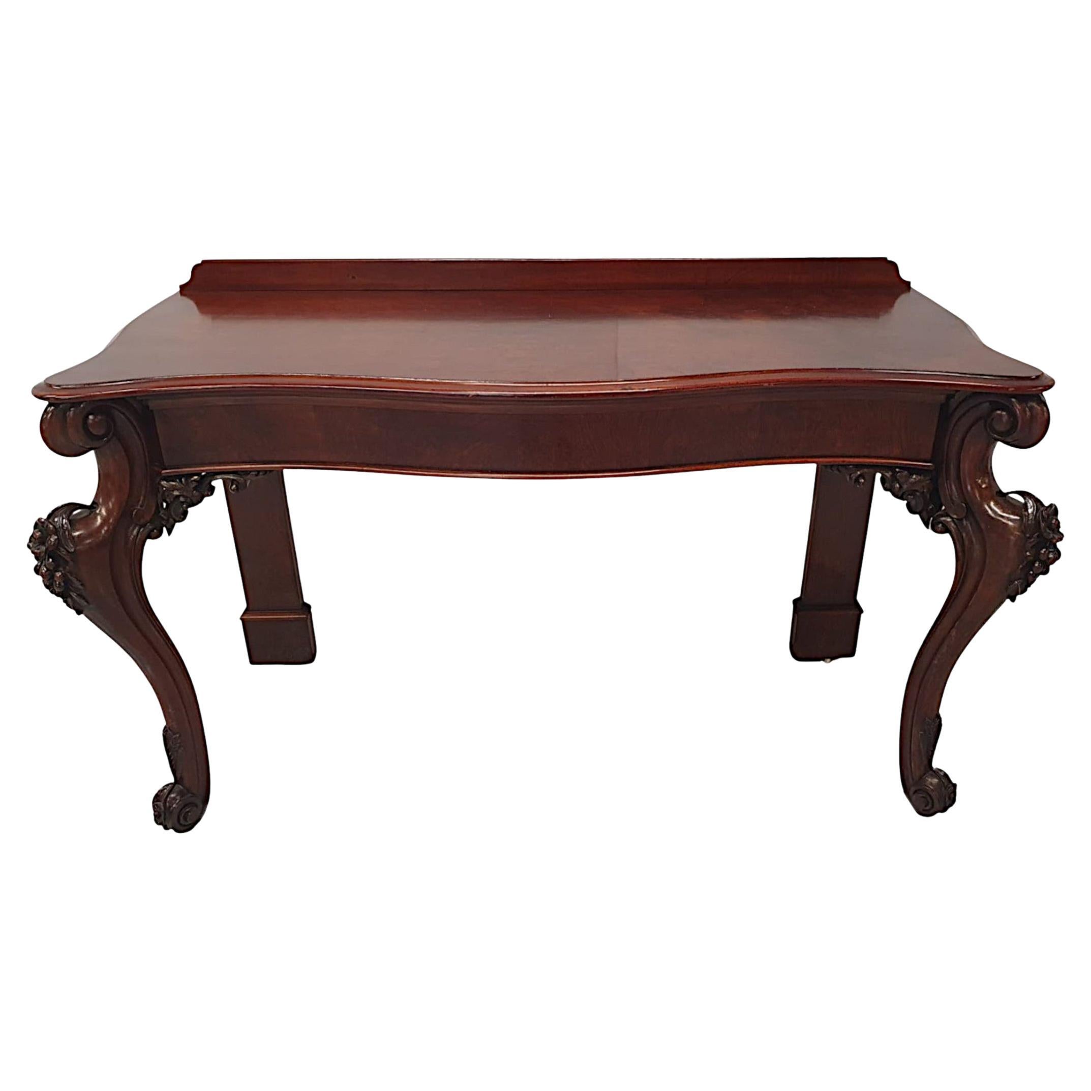 Très belle console ou table d'entrée du XIXe siècle