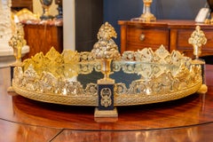 Very Fine 19th Century Empire Gilt Bronze and Patinated Bronze Plateau