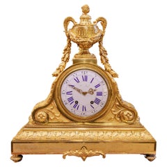 A very fine 19th century French gilt bronze clock