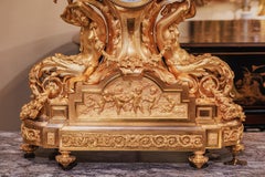 A very fine 19th century French gilt bronze signed mantle clock.