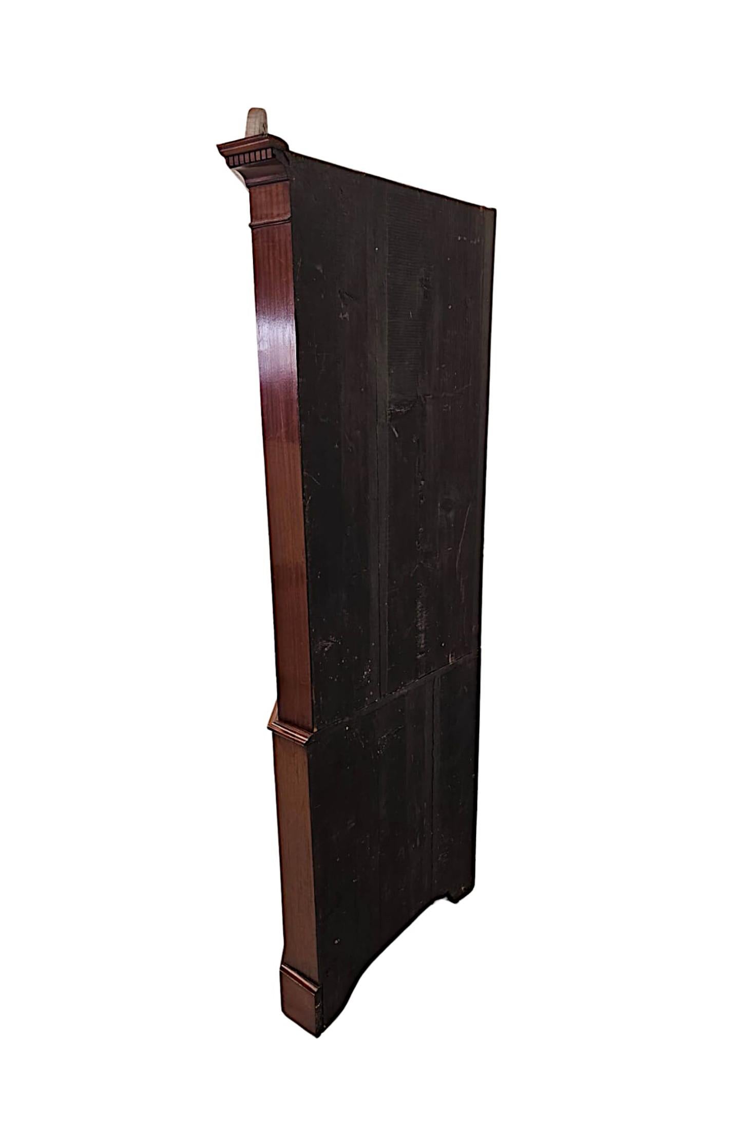 A Very Fine 19th Century Georgian Style Corner Cabinet For Sale 1