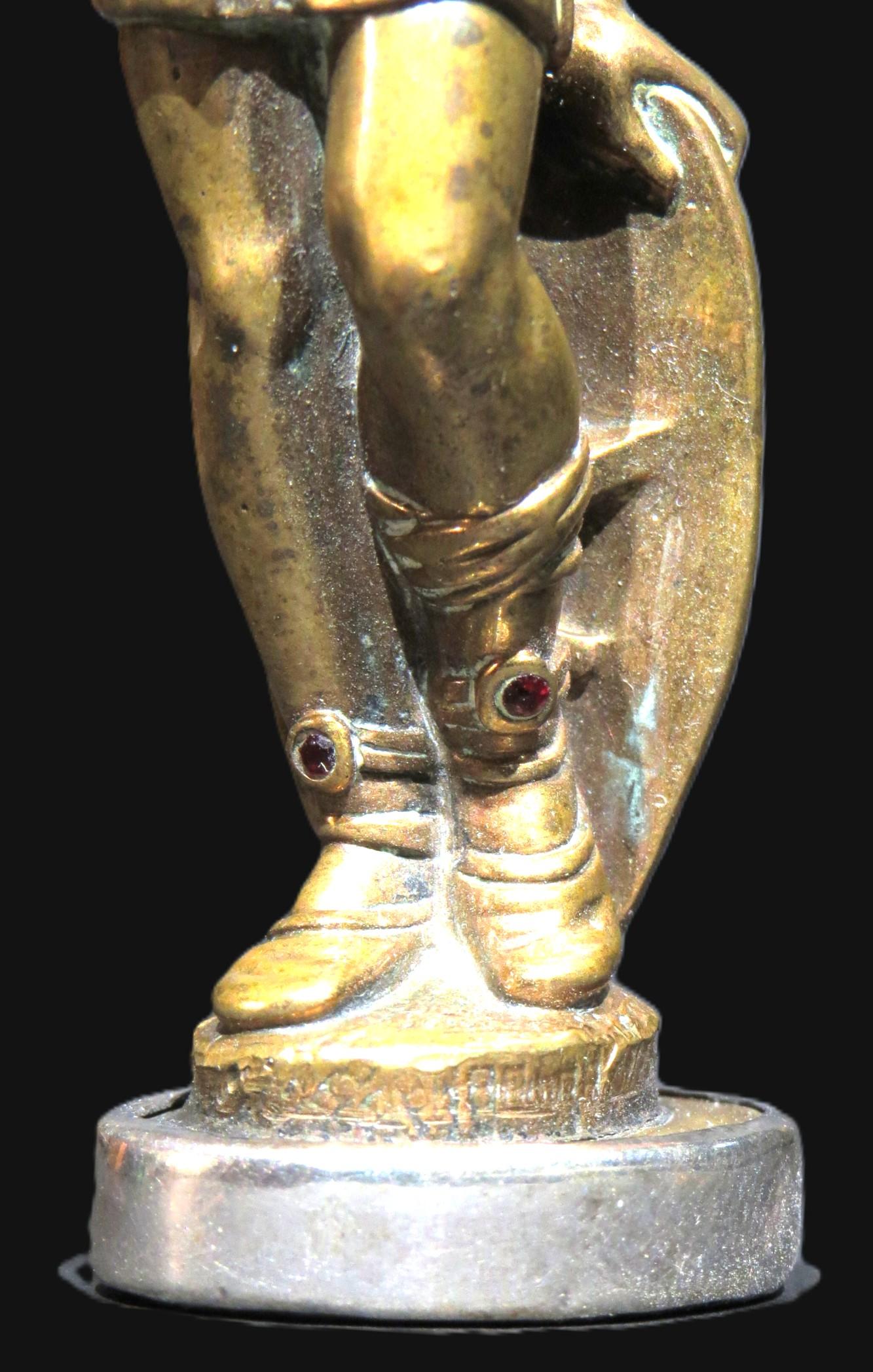 Un raffinato sigillo da tavolo in ottone dorato e argento del XIX secolo, CIRCA 1850 In condizioni buone in vendita a Ottawa, Ontario