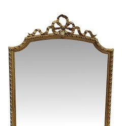 Very Fine 19th Century Giltwood Leaner or Hall or Overmantle Mirror