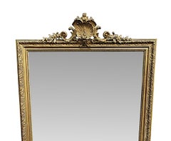 Very Fine 19th Century Giltwood Overmantle or Hall Mirror