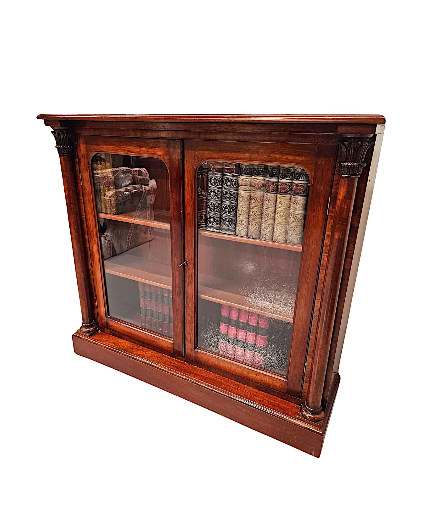 Irlandese Una raffinata libreria irlandese del XIX secolo di Williams & Gibton in vendita