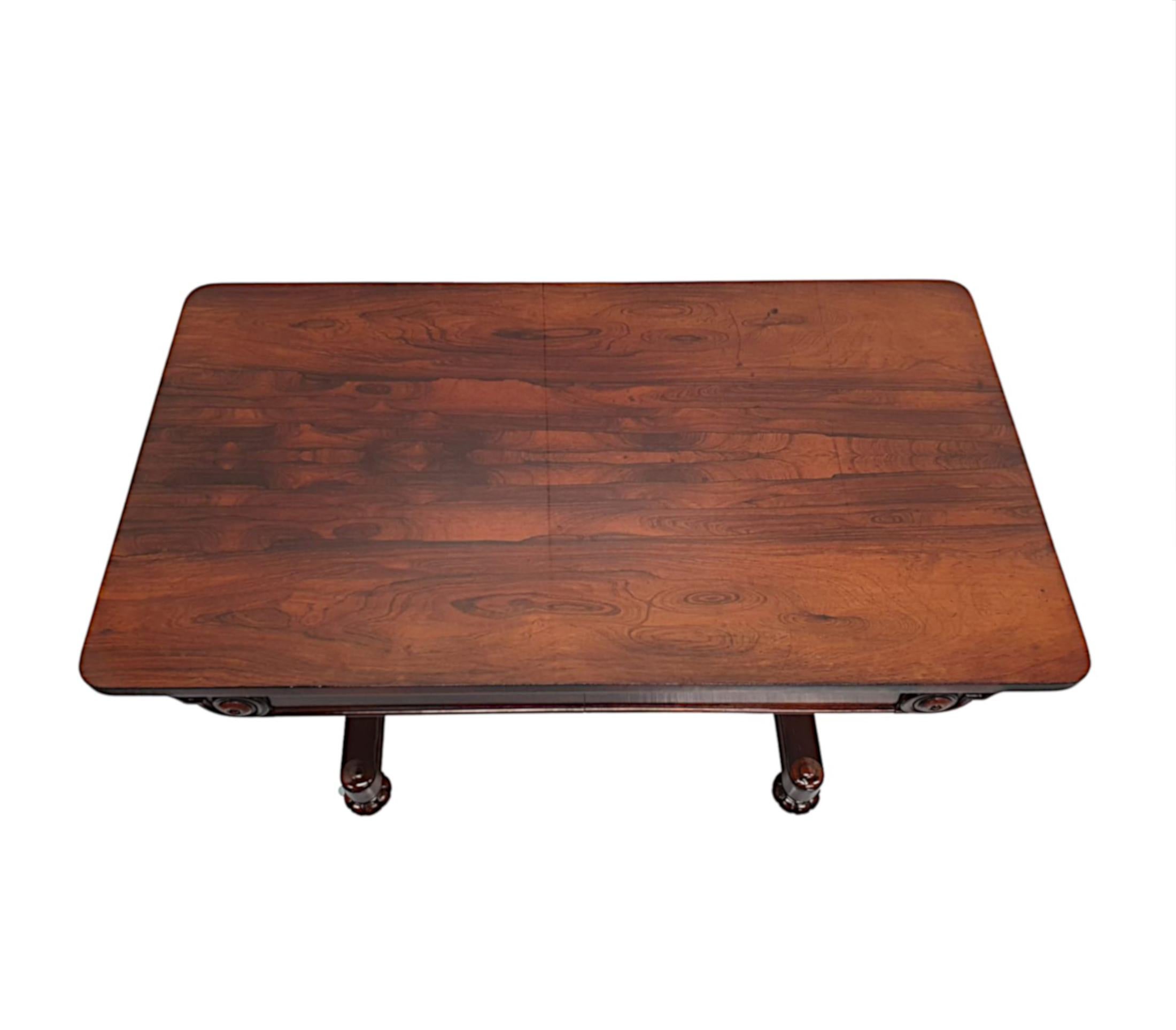 A Very Fine 19th Century Library Table  For Sale 1