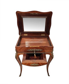 A Very Fine 19th Century Ormolu Mounted Side Table or Ladies Work Box