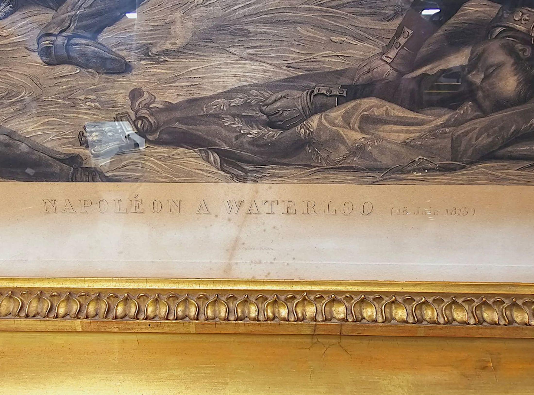 Fino conjunto del siglo XIX de tres enormes grabados de Napoleón en venta 5
