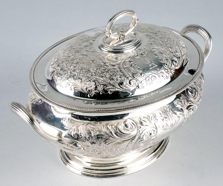 Very Fine 19th Century Silver Plated Soup Tureen by Elkington and Co