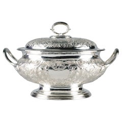 A Very Fine 19th Century Silver Plated Lidded Soup Tureen by Elkington & Company