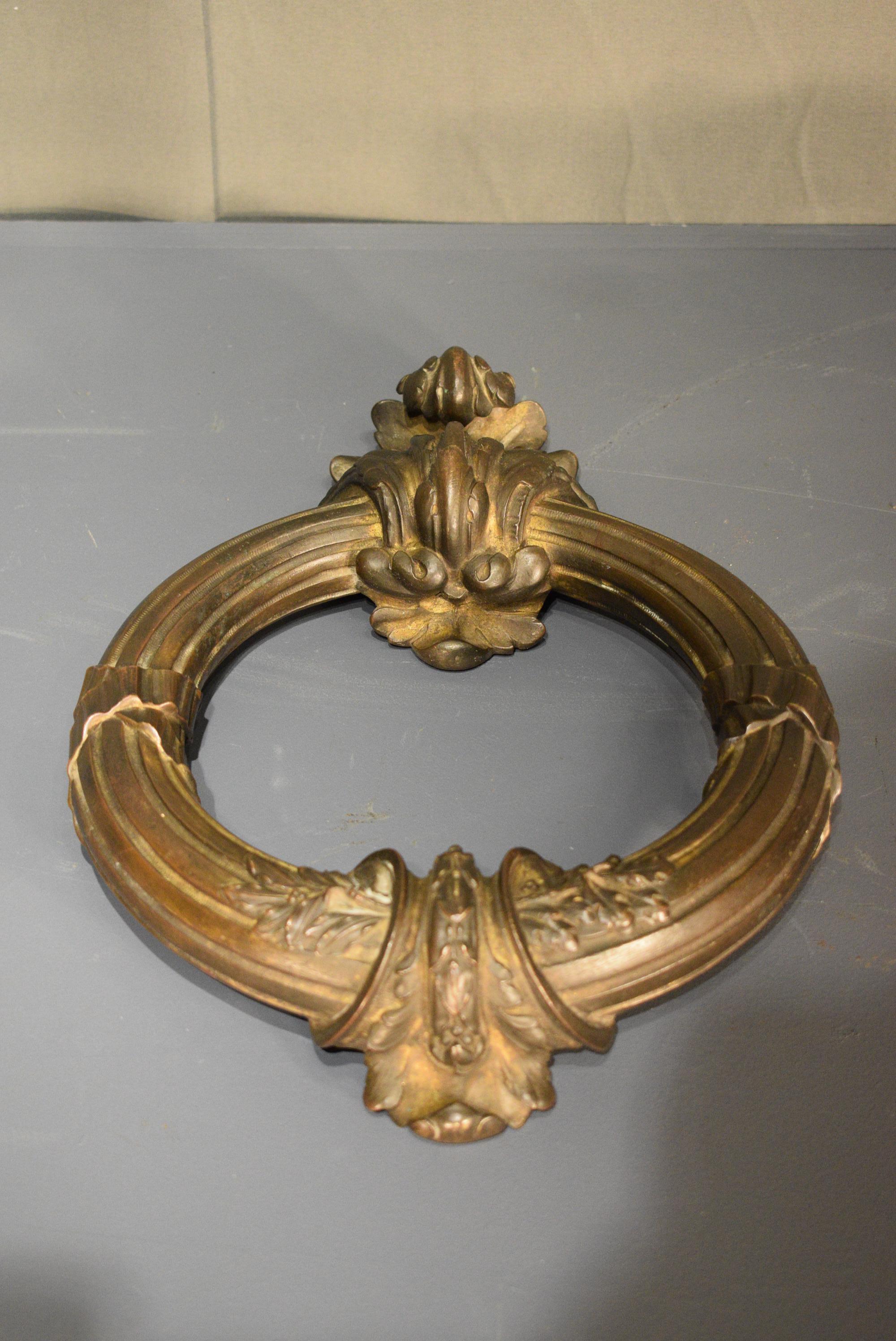 Very Fine and Decorative Gilt Bronze Door Knocker 2