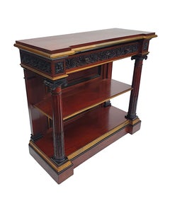 Very Fine and Rare 19th Century Two Tier Console Table