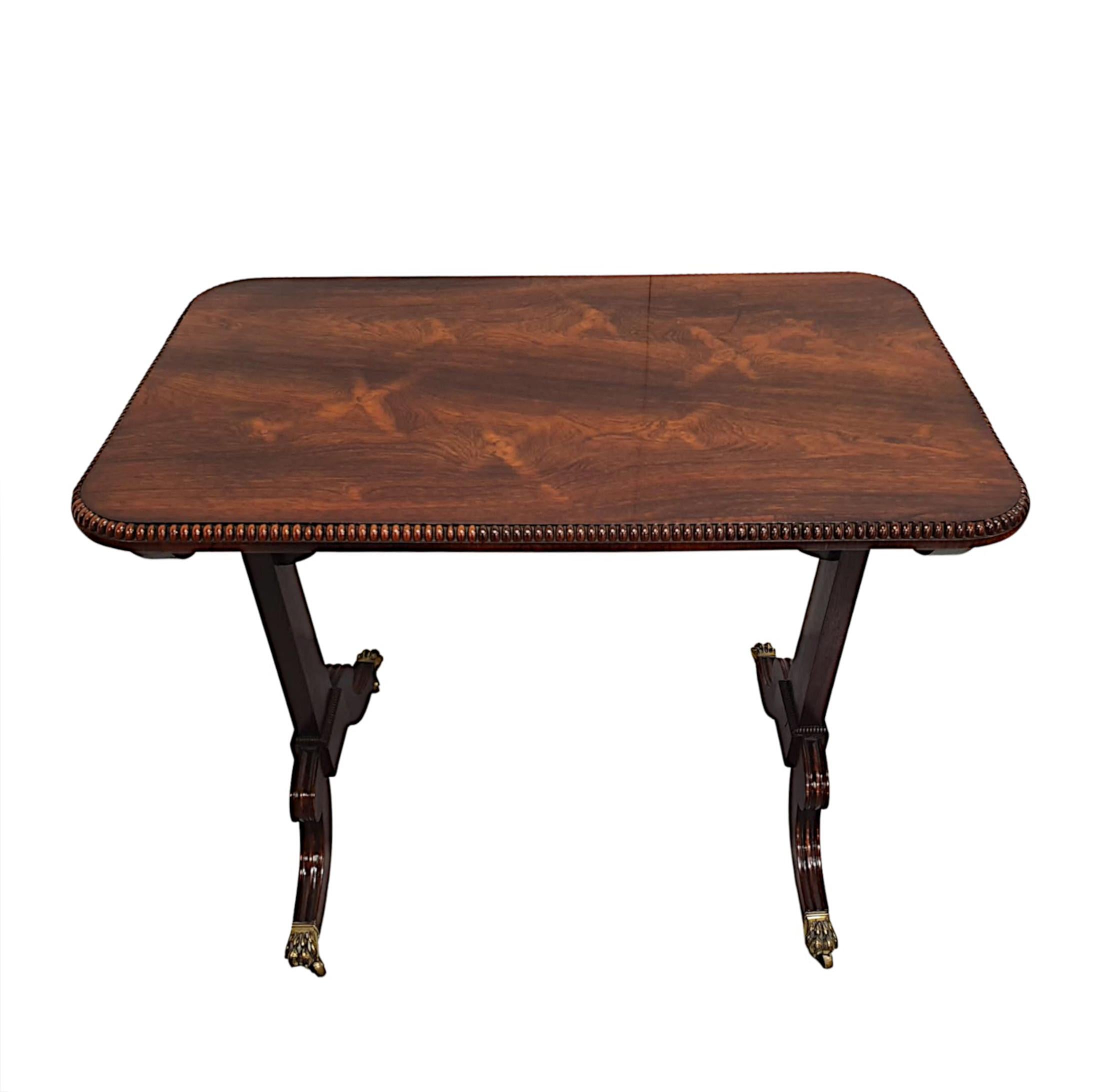 Très belle et rare table d'appoint ou lampe de style Régence du début du 19e siècle Bon état - En vente à Dublin, IE