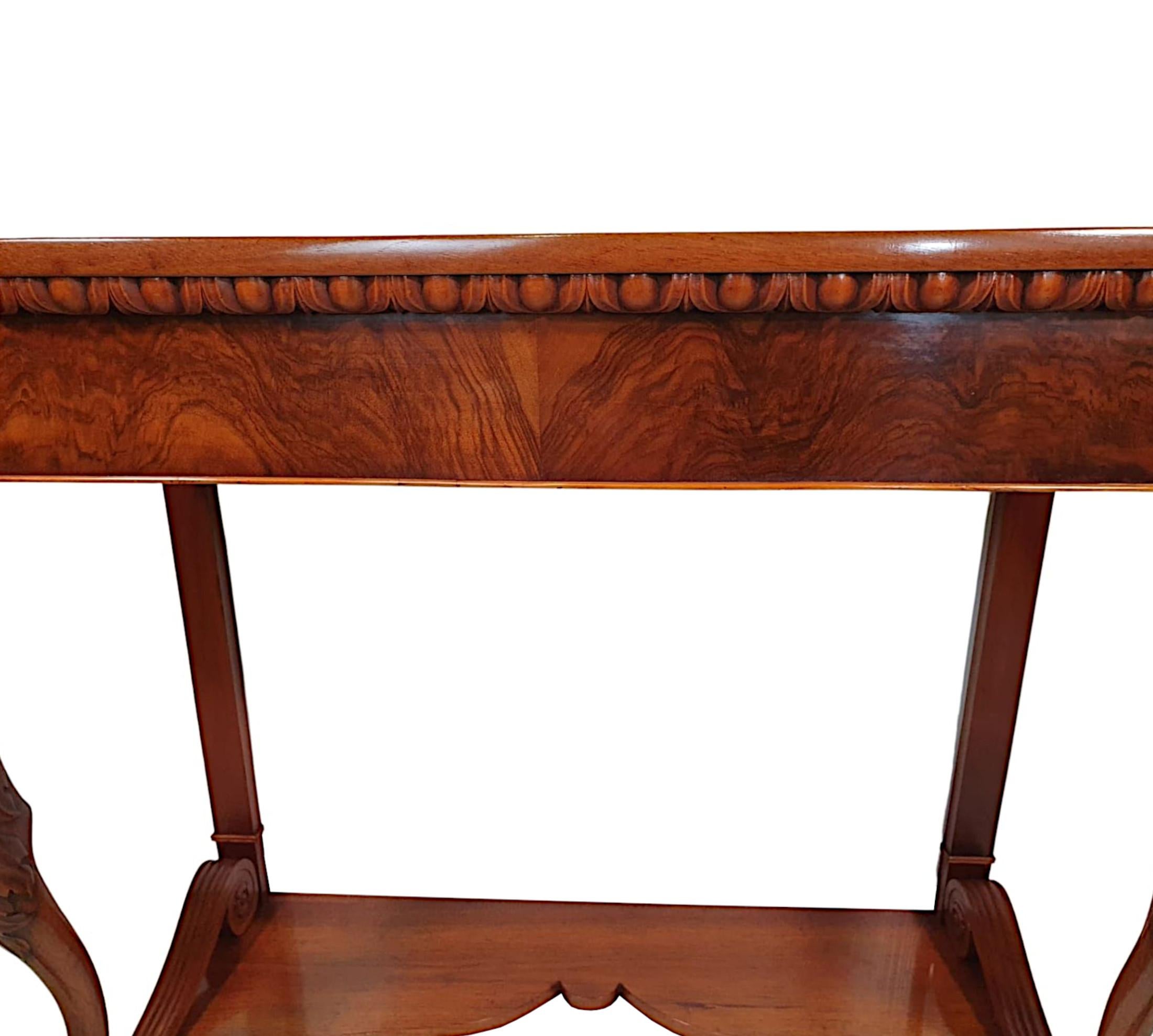 Very Fine and Rare Pair of 19th Century Italian Console Tables For Sale 1
