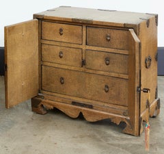 A Very Fine and Rare Pair of Chinese Shagreen Cabinets