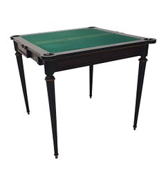 Very Fine and Unusual 19th Century Coromandel Turn over Leaf Card Table