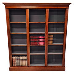 A Very Fine and Unusual Large 19th Century Open Bookcase