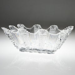 Very Fine Brilliant Cut Glass Fruit Bowl, circa 1880