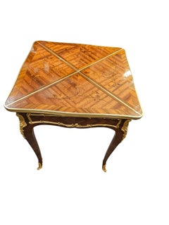 A Very Fine C19th Ormolu Mounted Envelope Card Table