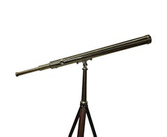 A Very Fine Early 19th Century Brass Telescope By W. & T. Gilbert, London
