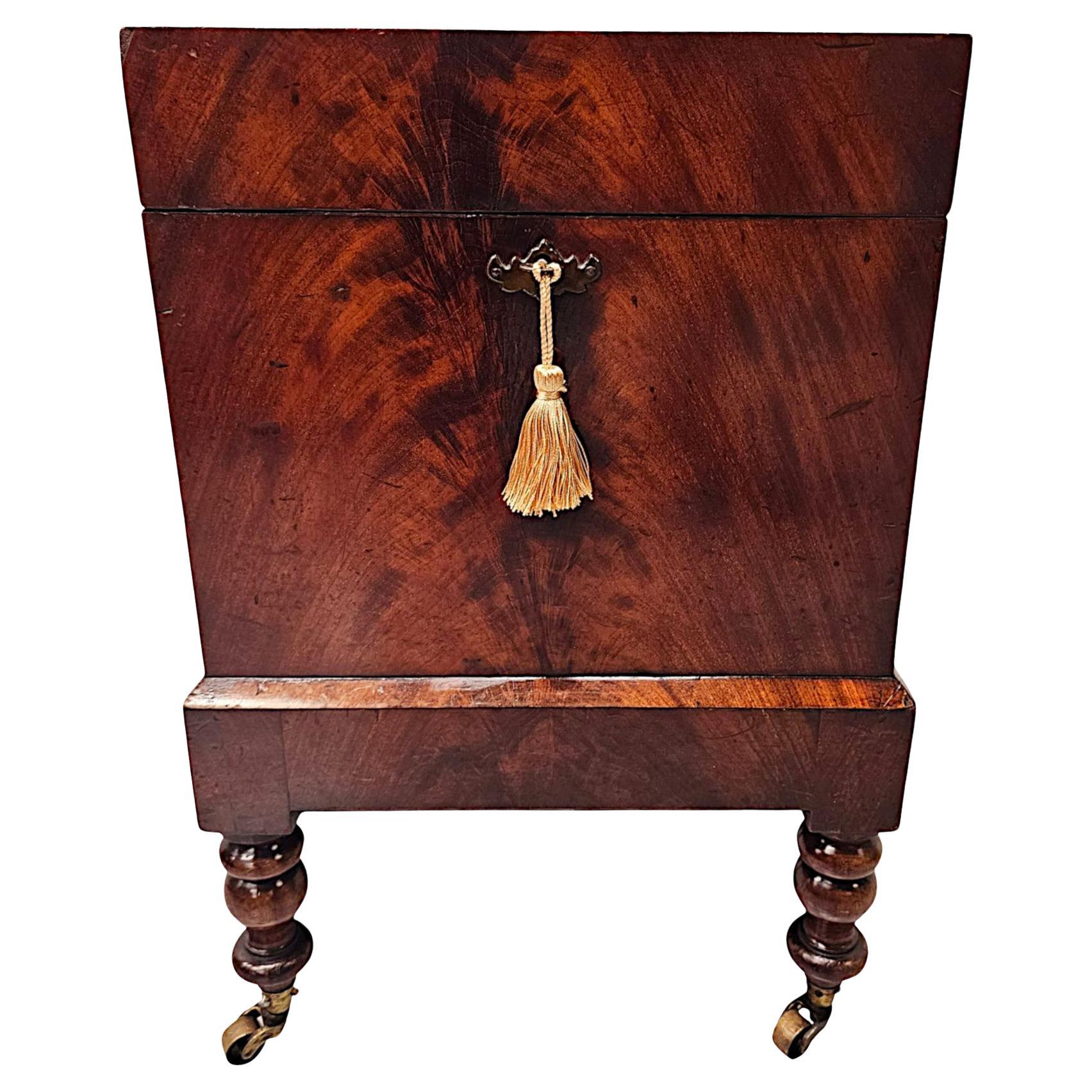 A Very Fine Early 19th Century Irish Cellarette For Sale