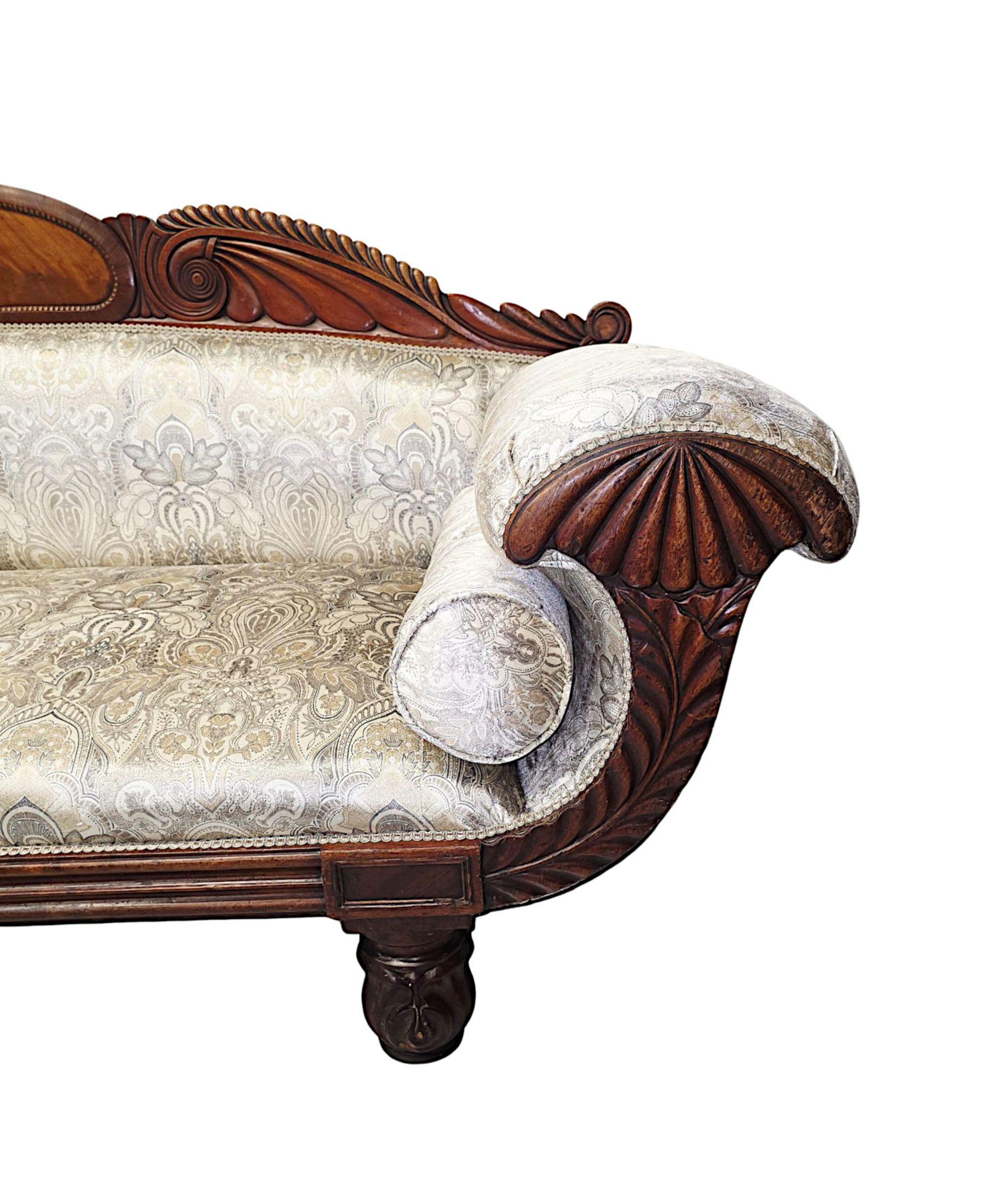 Brass A Very Fine Early 19th Century Irish William IV Double Ended Sofa For Sale
