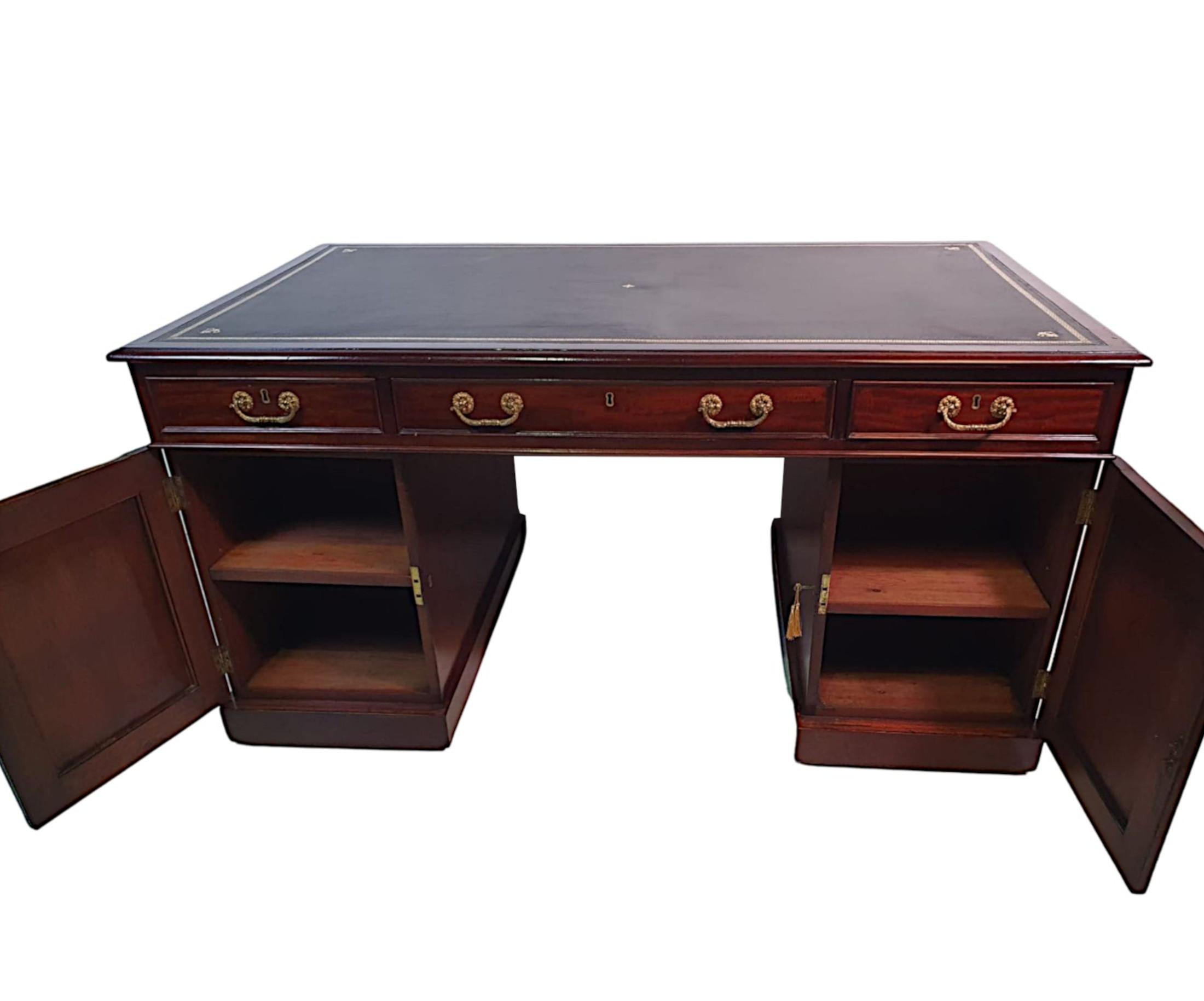 Very Fine Early 19th Century Regency Partners Desk 5