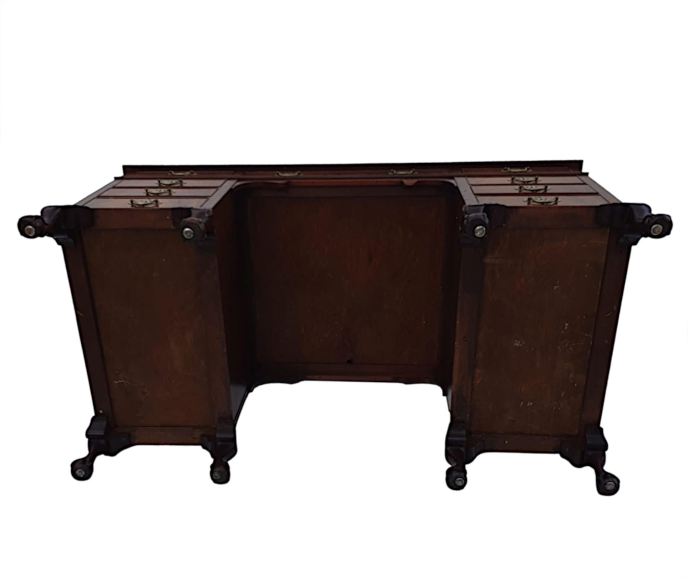 Very Fine Early 20th Century Desk Labelled Waring and Gillow For Sale 5