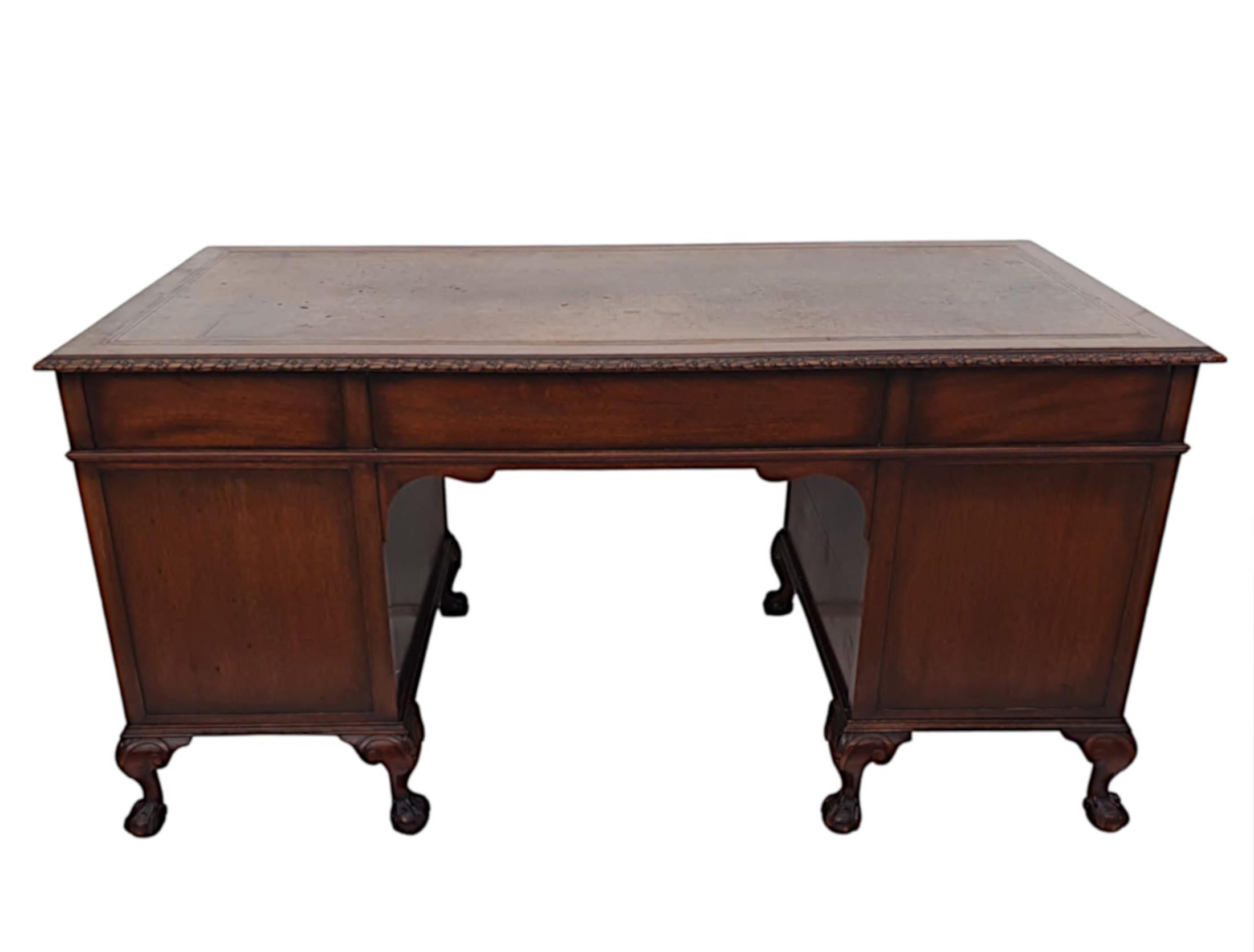 Very Fine Early 20th Century Desk Labelled Waring and Gillow For Sale 3