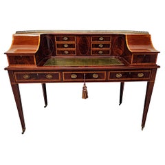 A Very Fine Edwardian Carlton House Style Desk