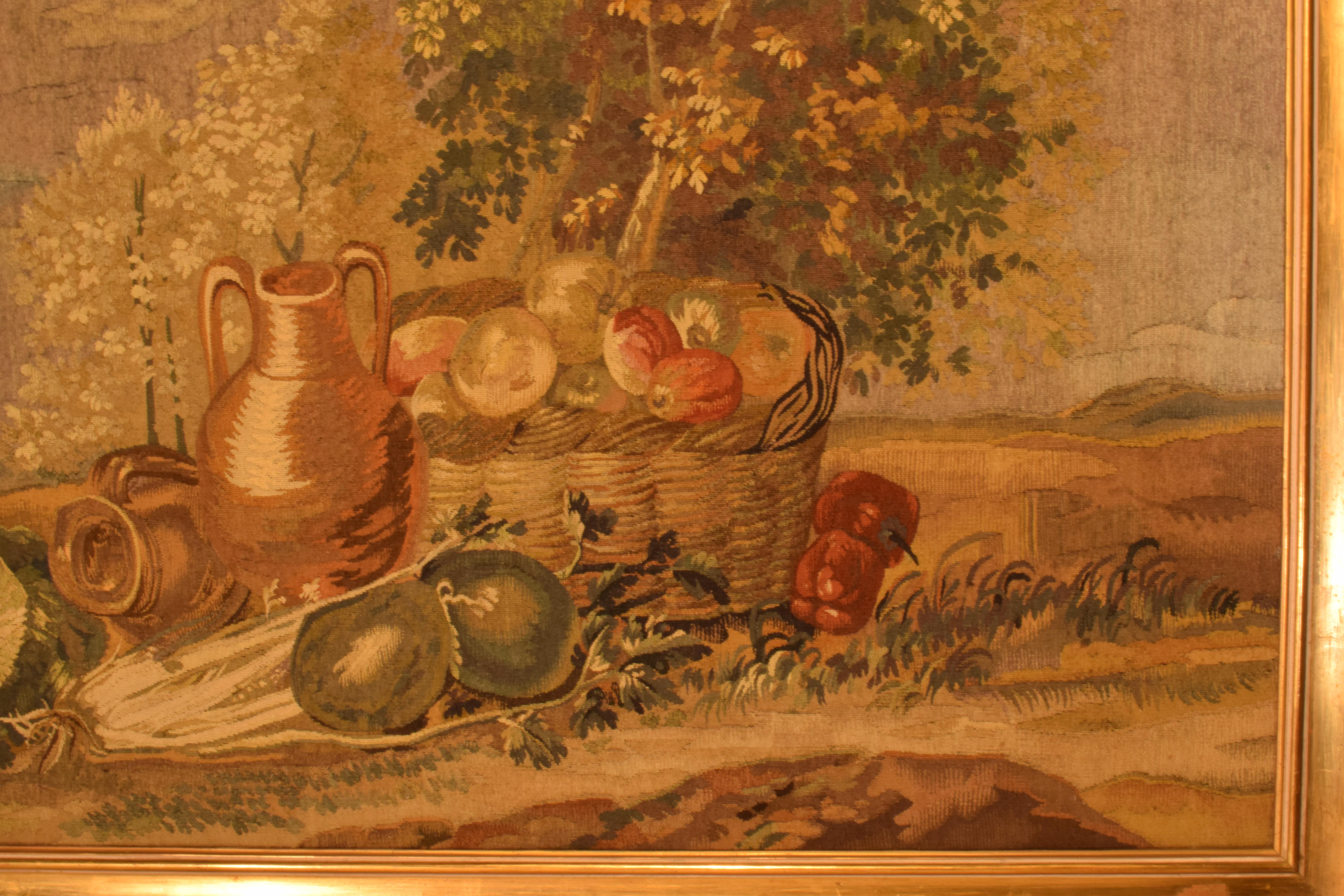 European A Very Fine Framed Tapestry For Sale
